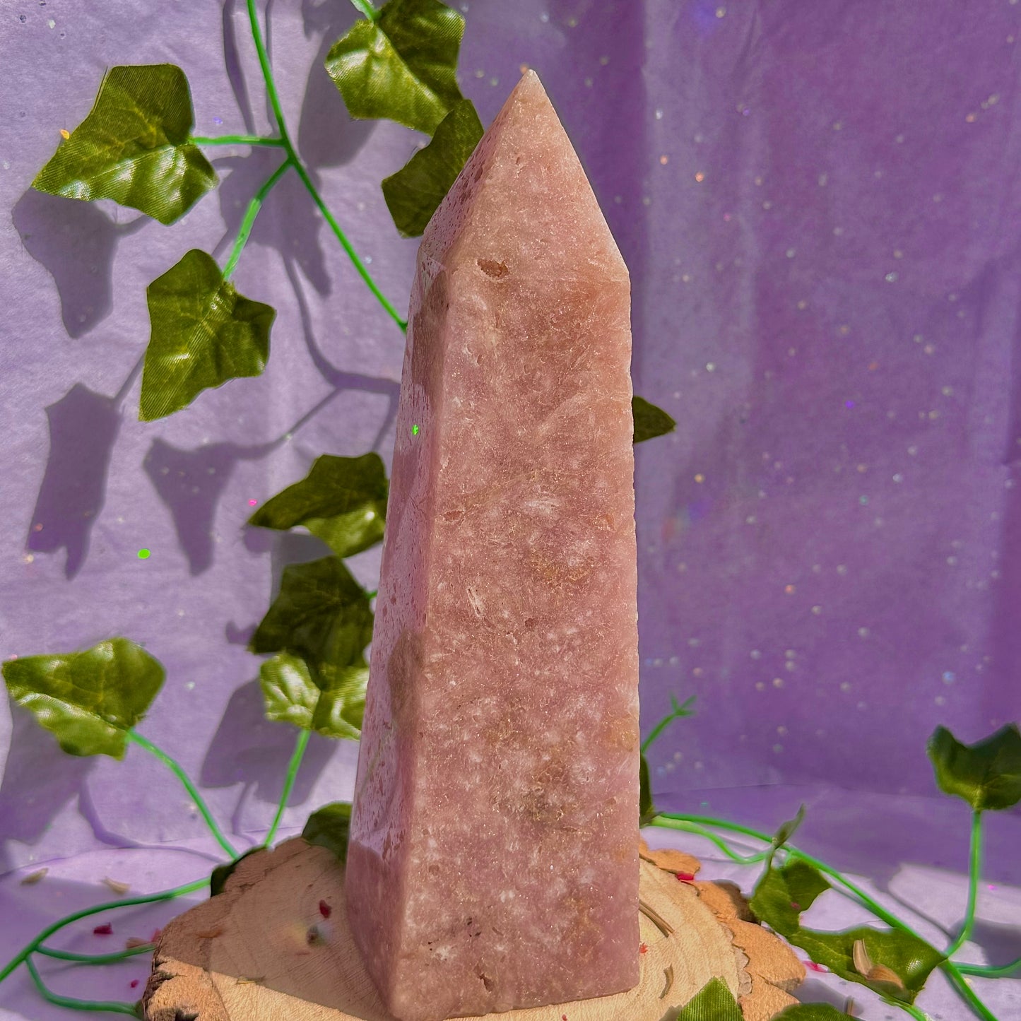 pink amethyst tower