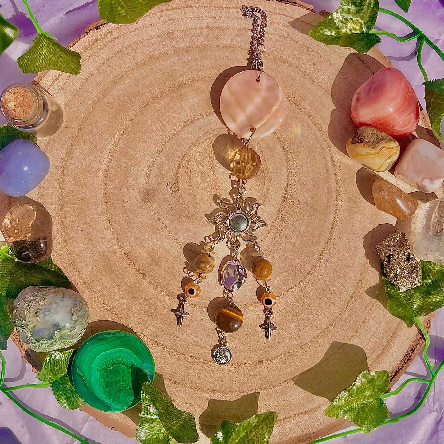 sunny days car charm