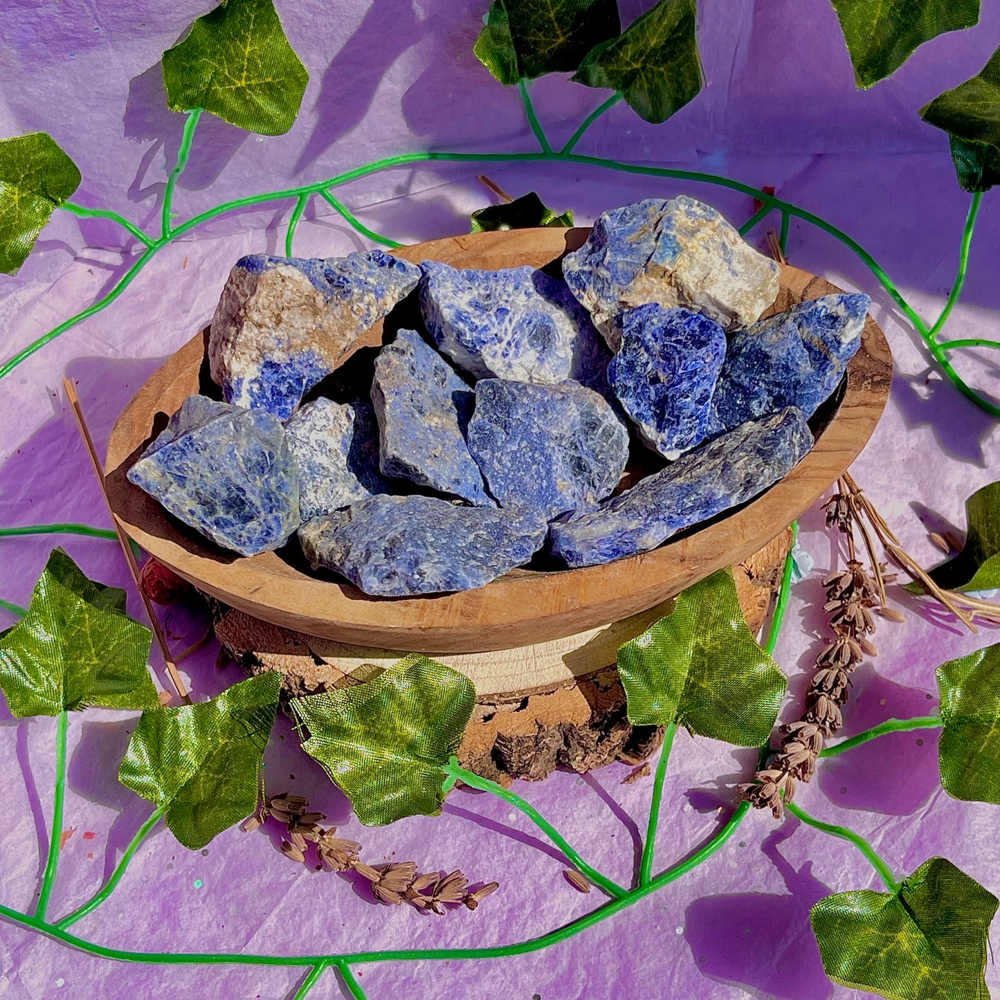 raw/rough sodalite