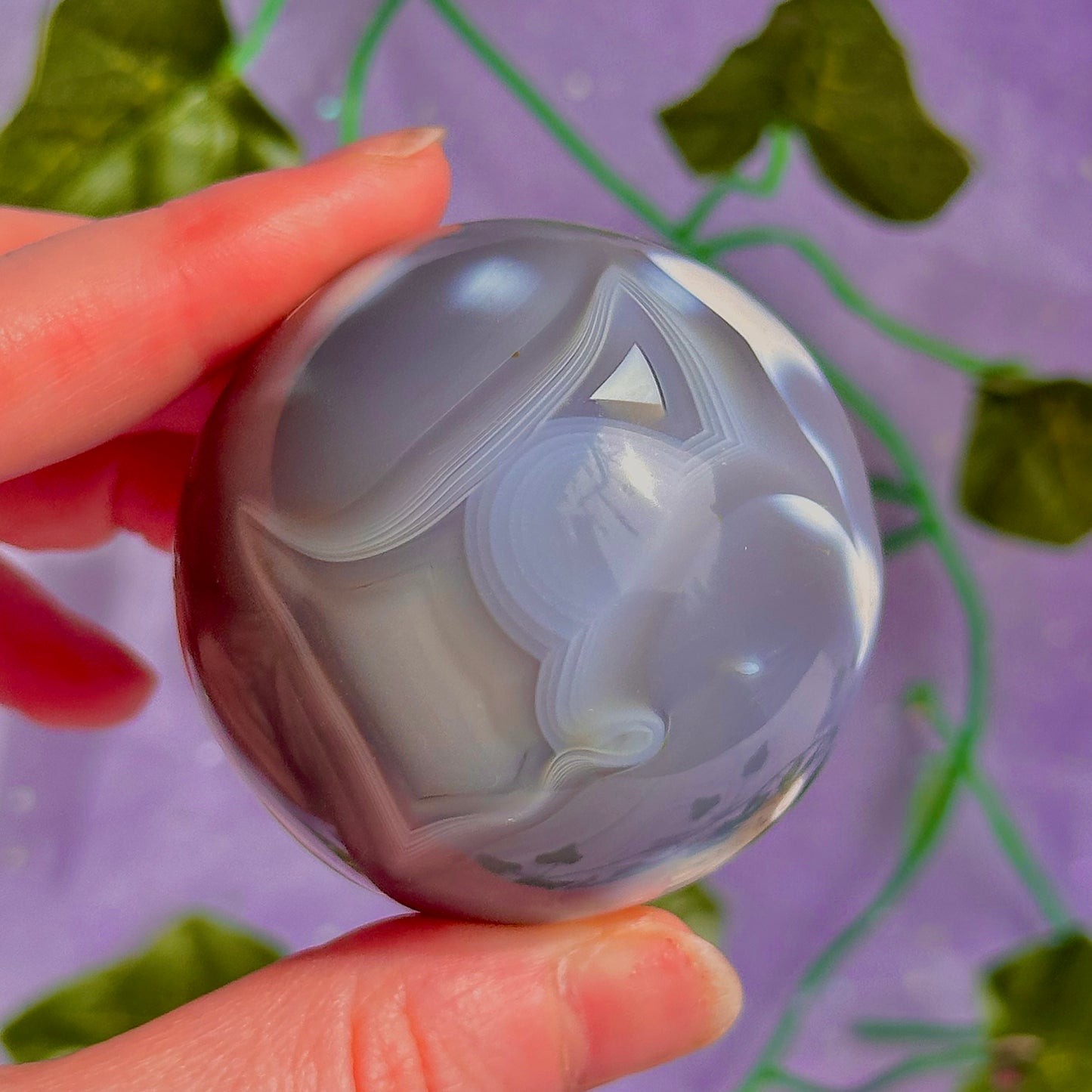 orca agate sphere
