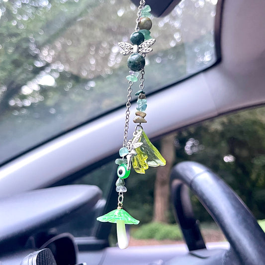 fairy forest car charm