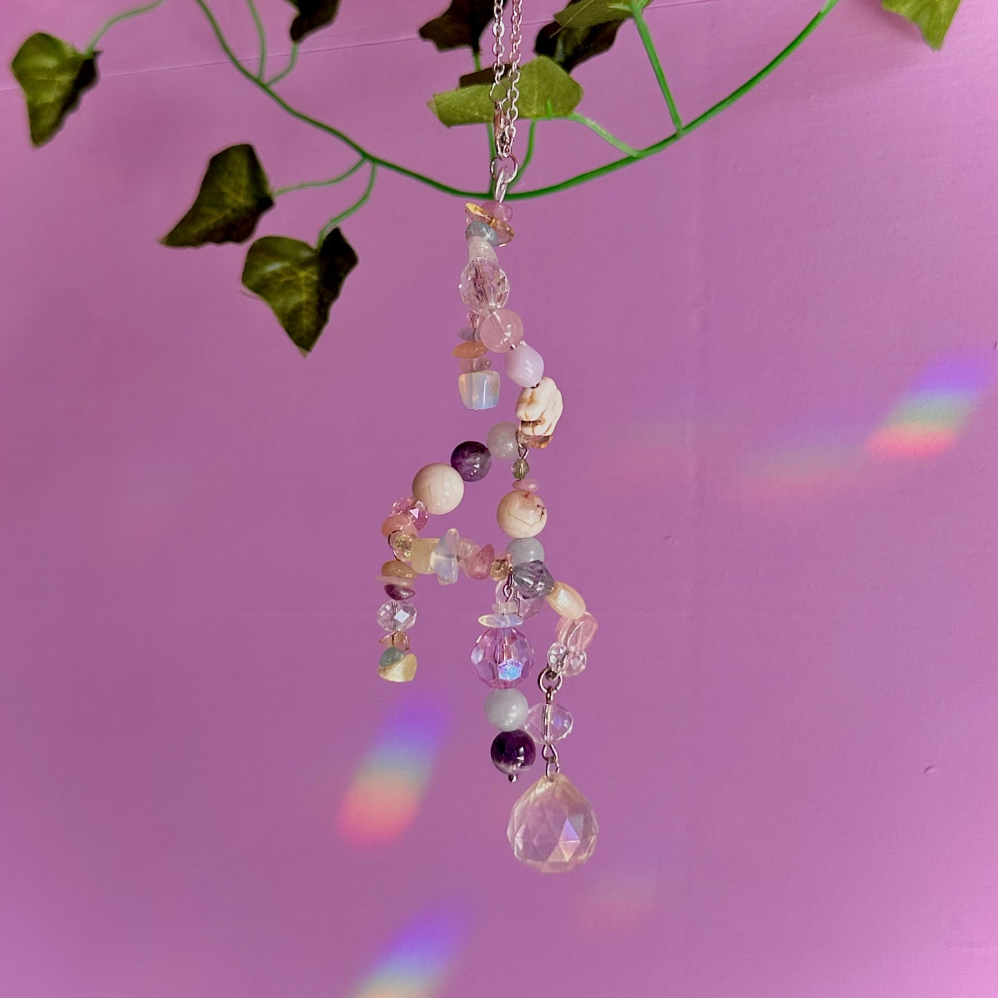 pastel spiral suncatcher