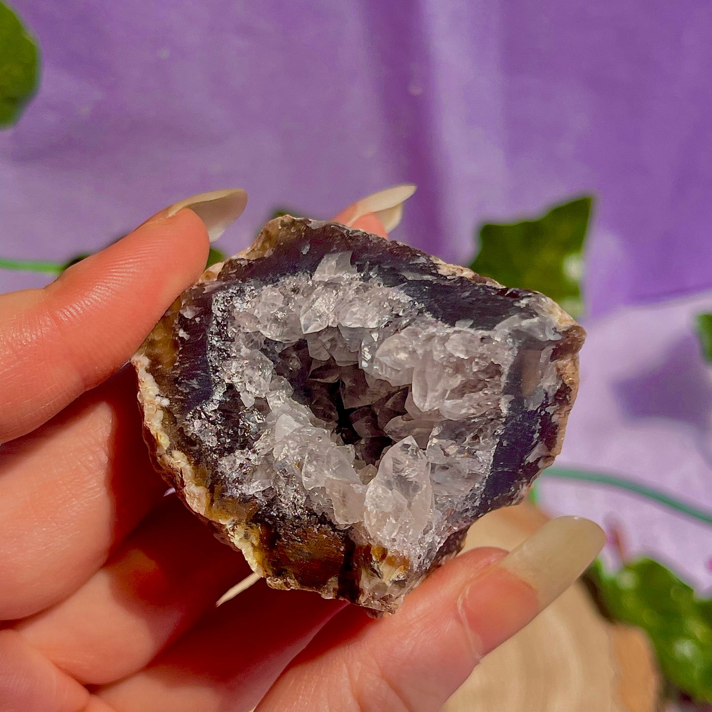 druzy agate geodes A1-5