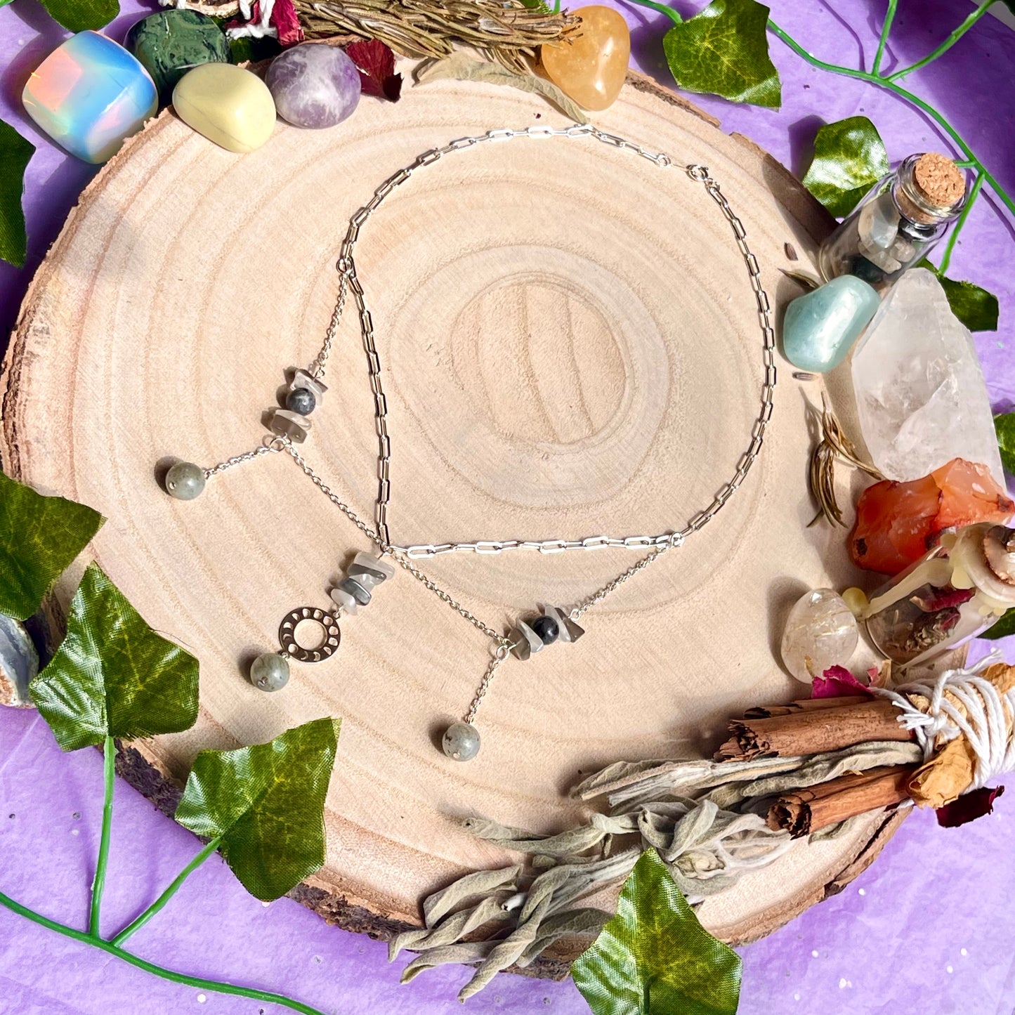 going through phases necklace
