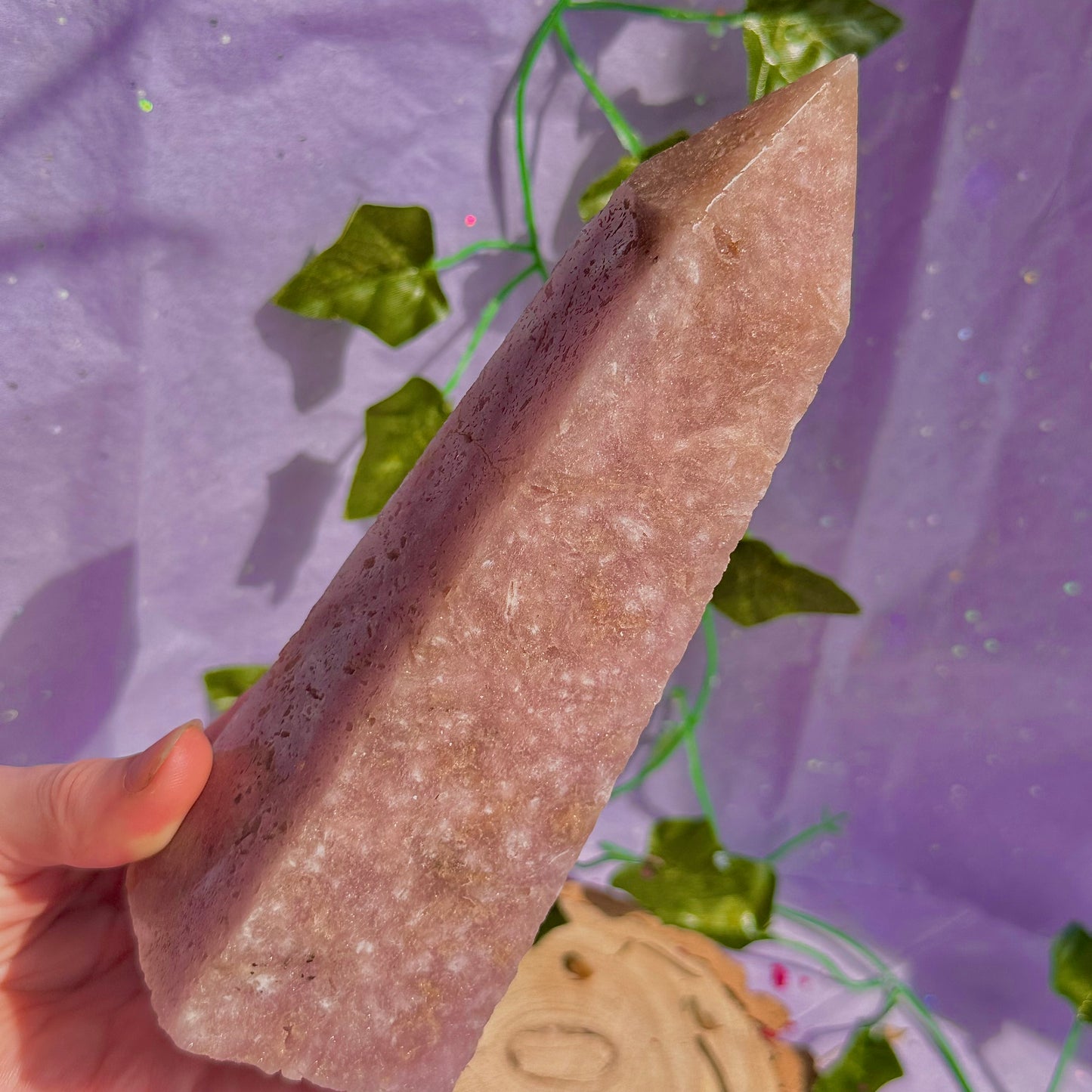 pink amethyst tower