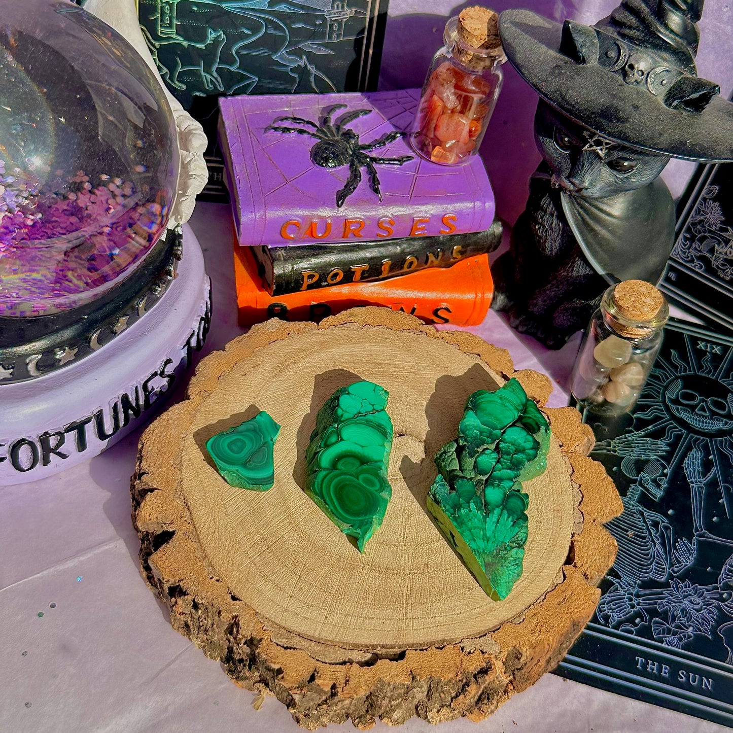 dalles de malachite ~ choisissez la vôtre