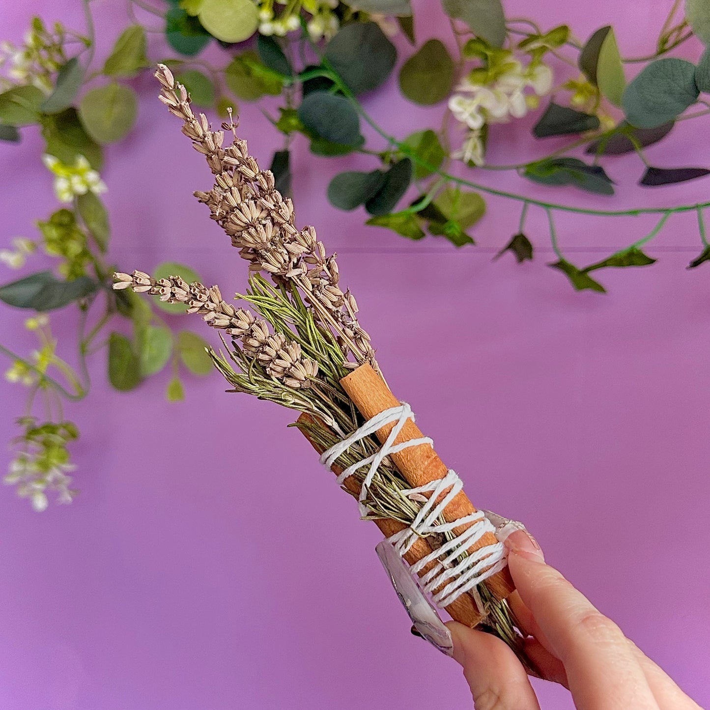 handmade herbal cleansing wands