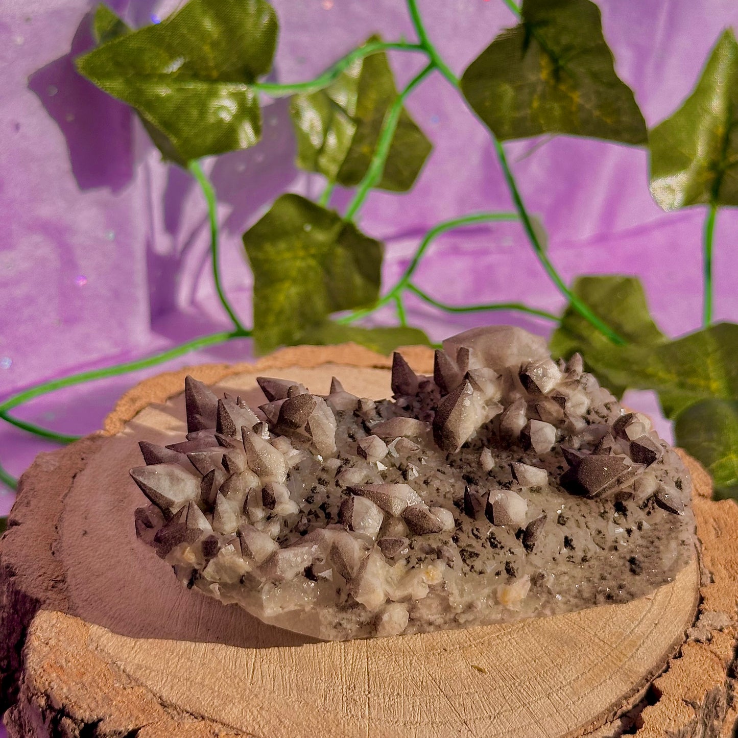 tigers tooth / dogs tooth calcite cluster specimen