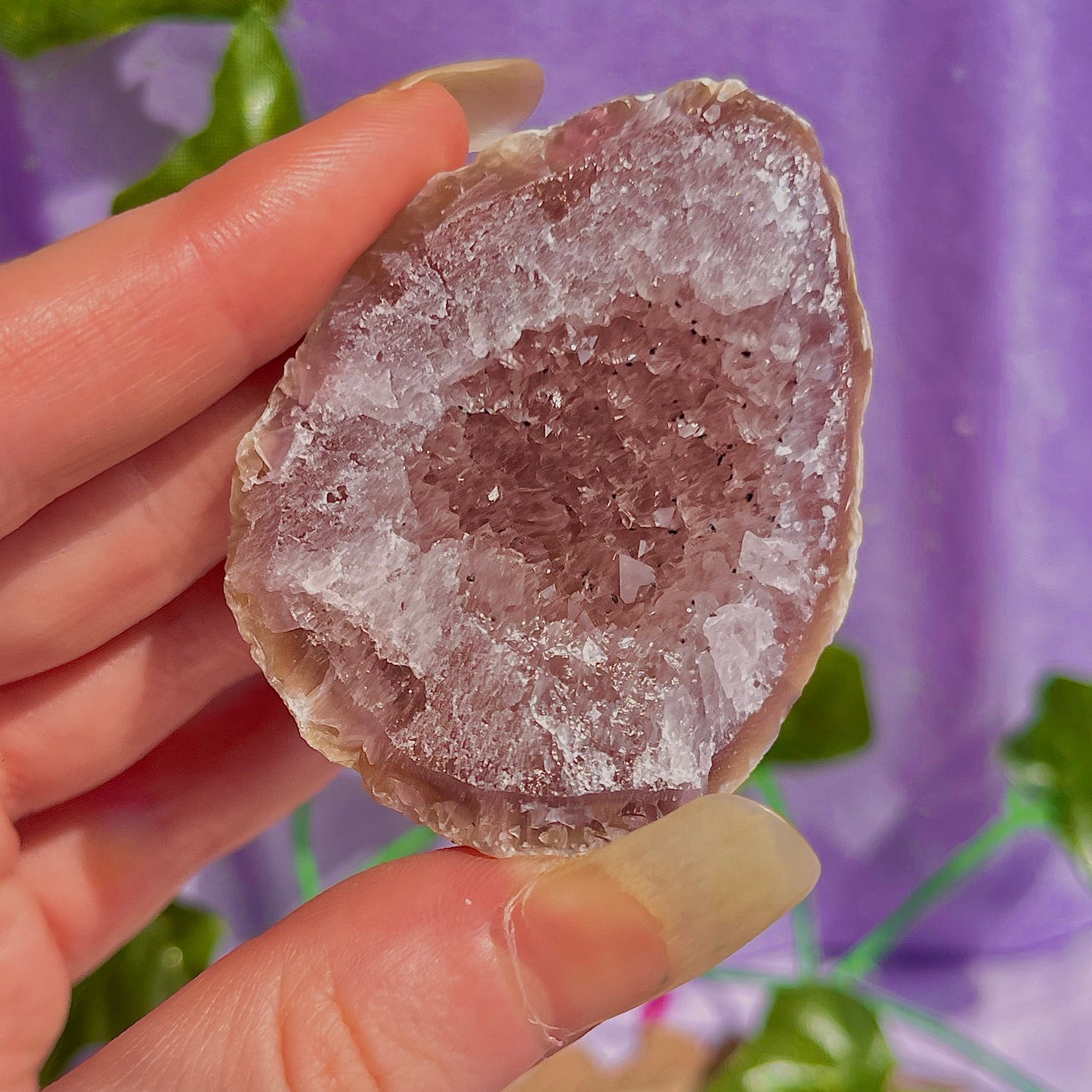 druzy agate geodes B1-5