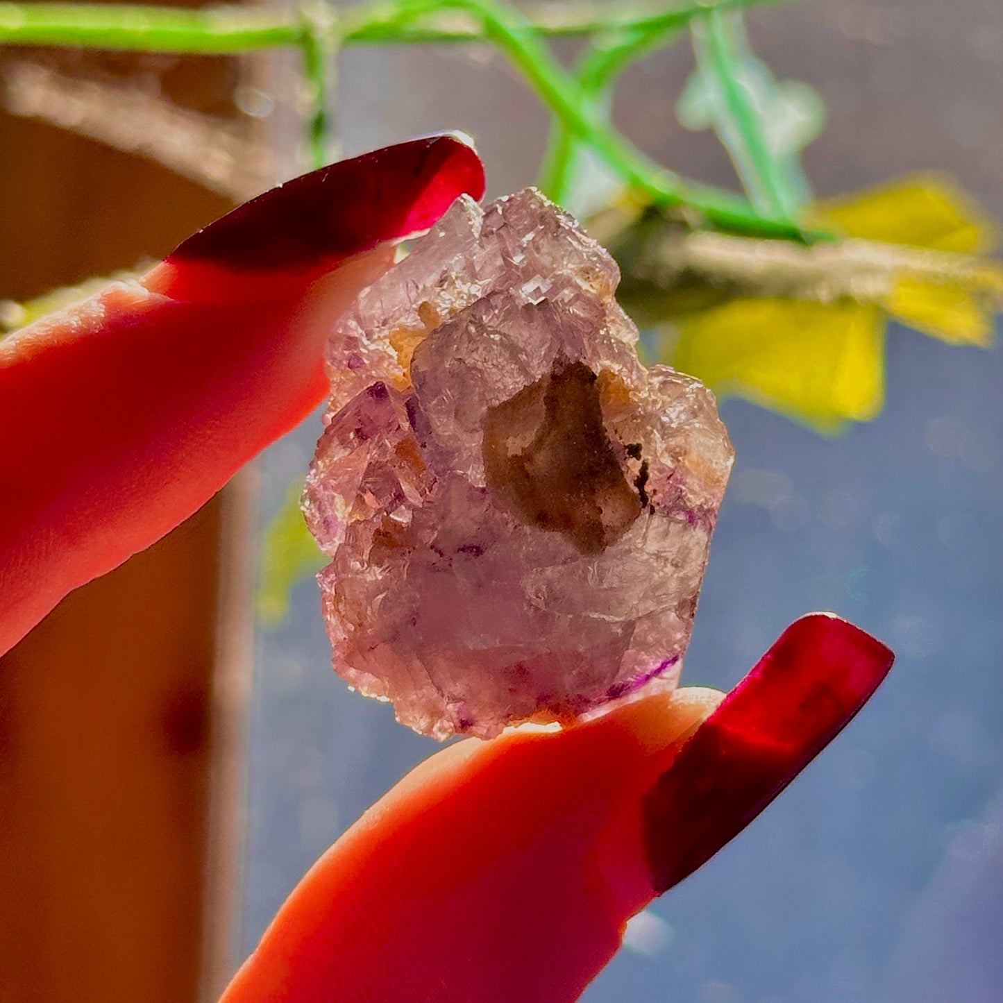 stalactitic UV cubic fluorite cluster specimen ~ choose your own