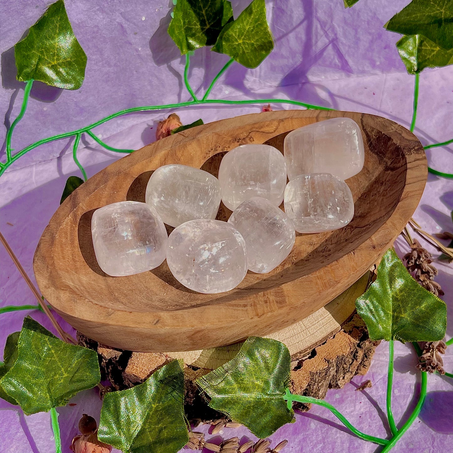 optical calcite tumbles