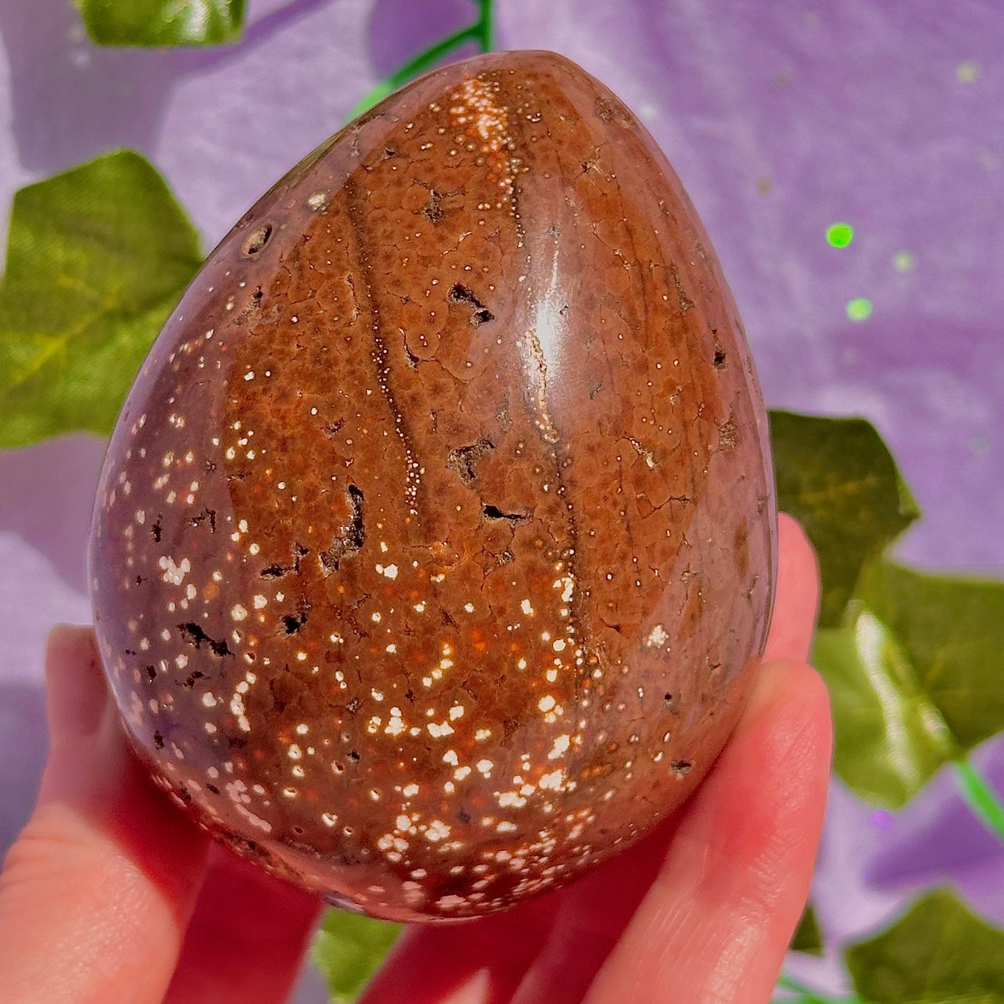 sea jasper big egg carving