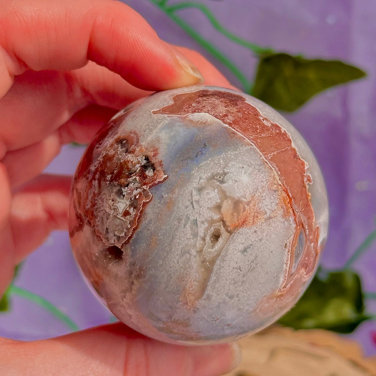 mexican agate sphere