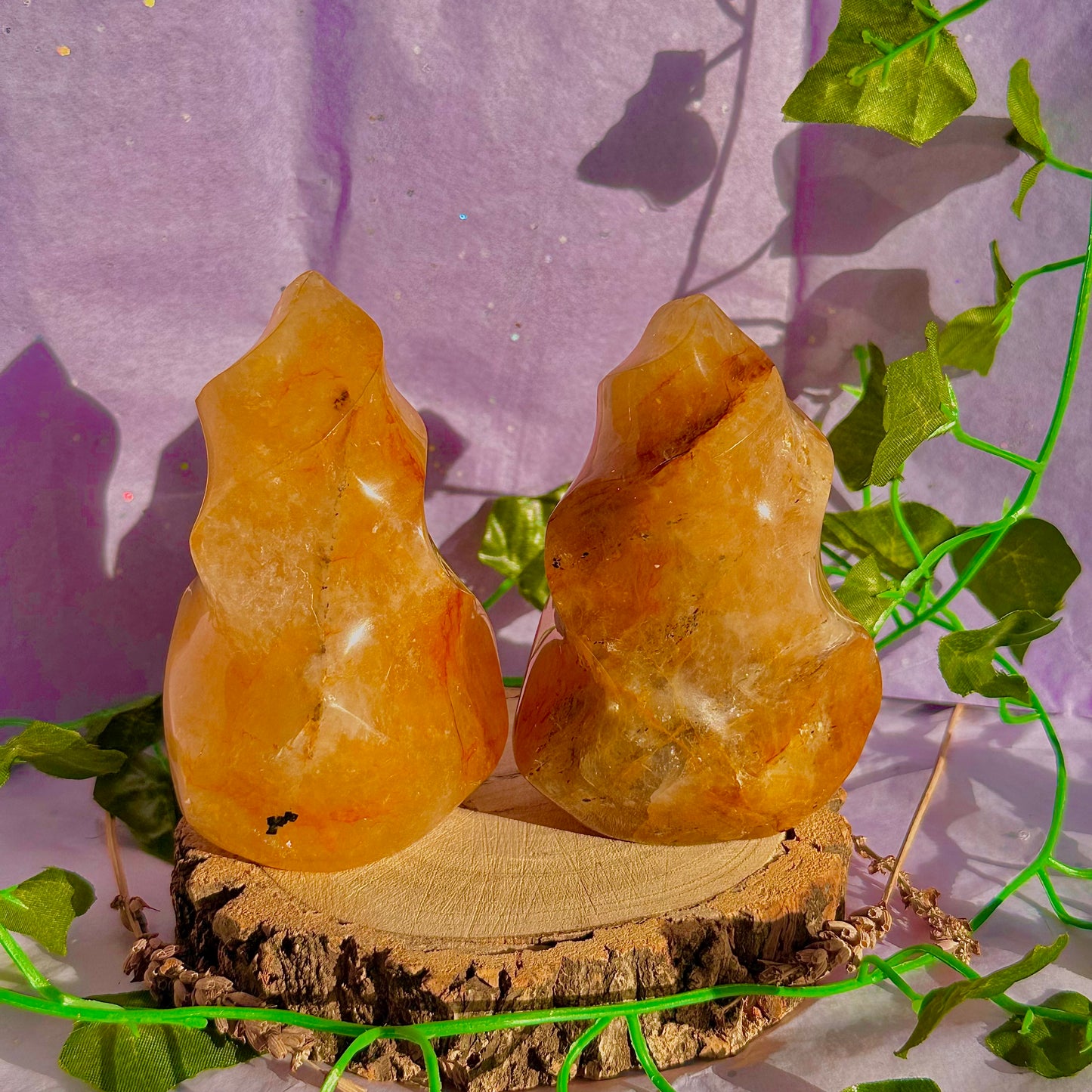 golden healer flame carving ~ intuitively chosen