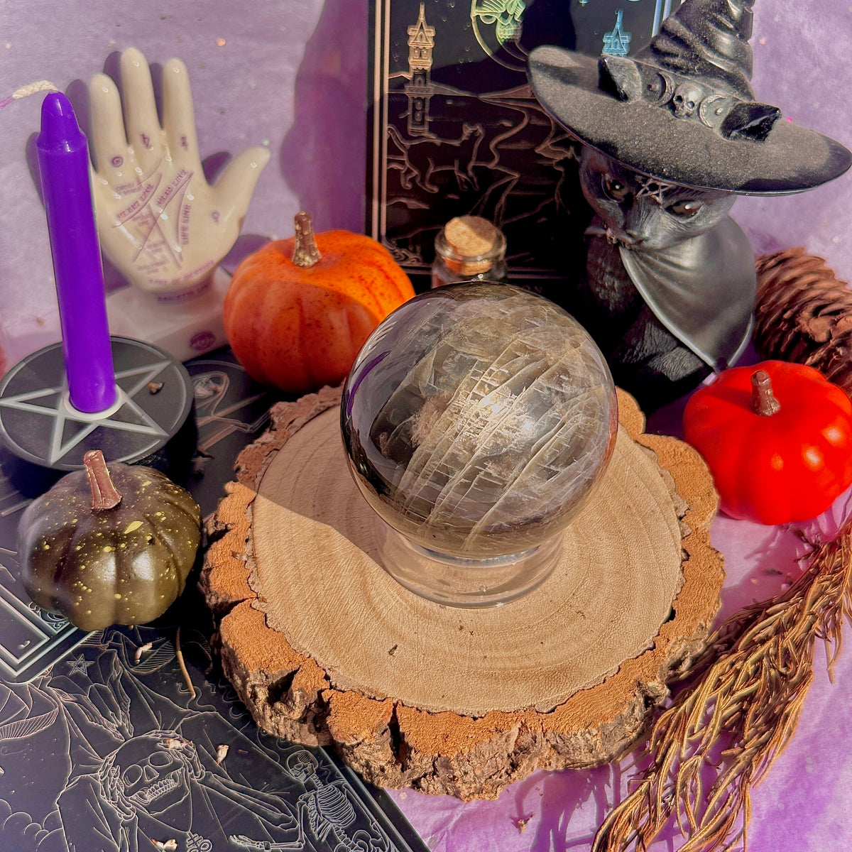 black moonstone sphere