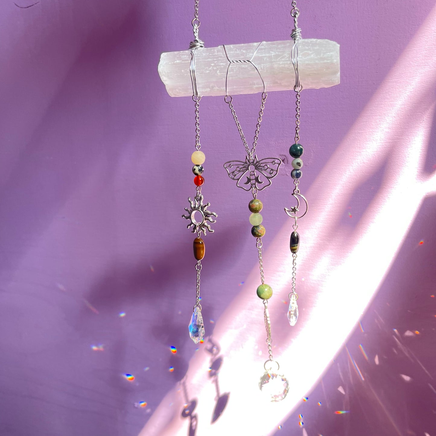 day and night sun catcher - crystals in description