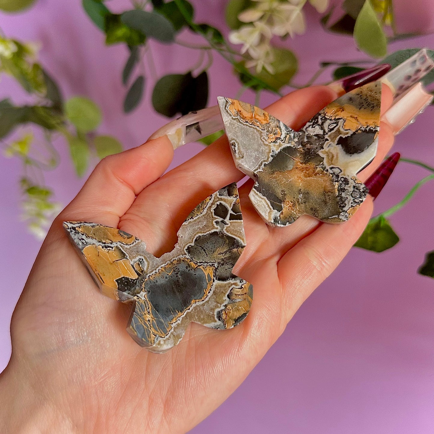 maligano jasper butterfly carving ~ choose your own