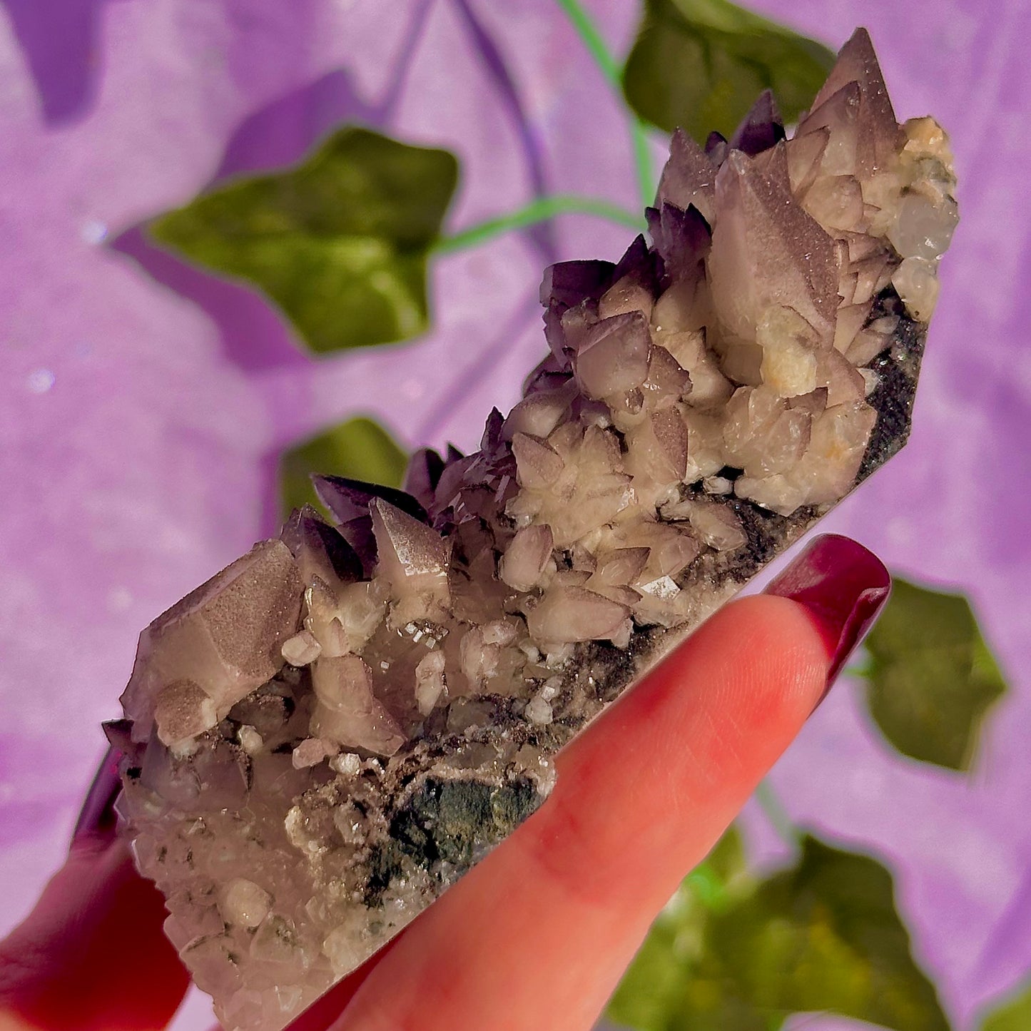 tigers tooth / dogs tooth calcite cluster specimen