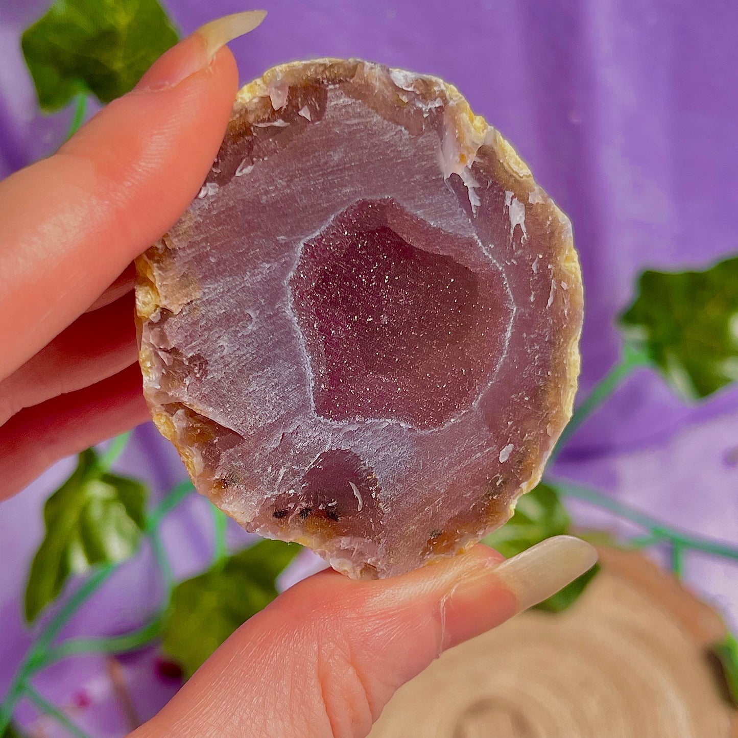 druzy agate geodes A1-5