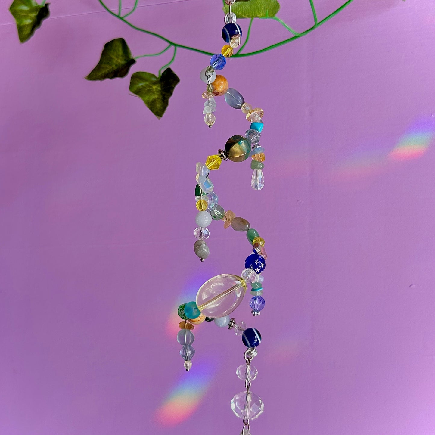 celestial spiral suncatcher