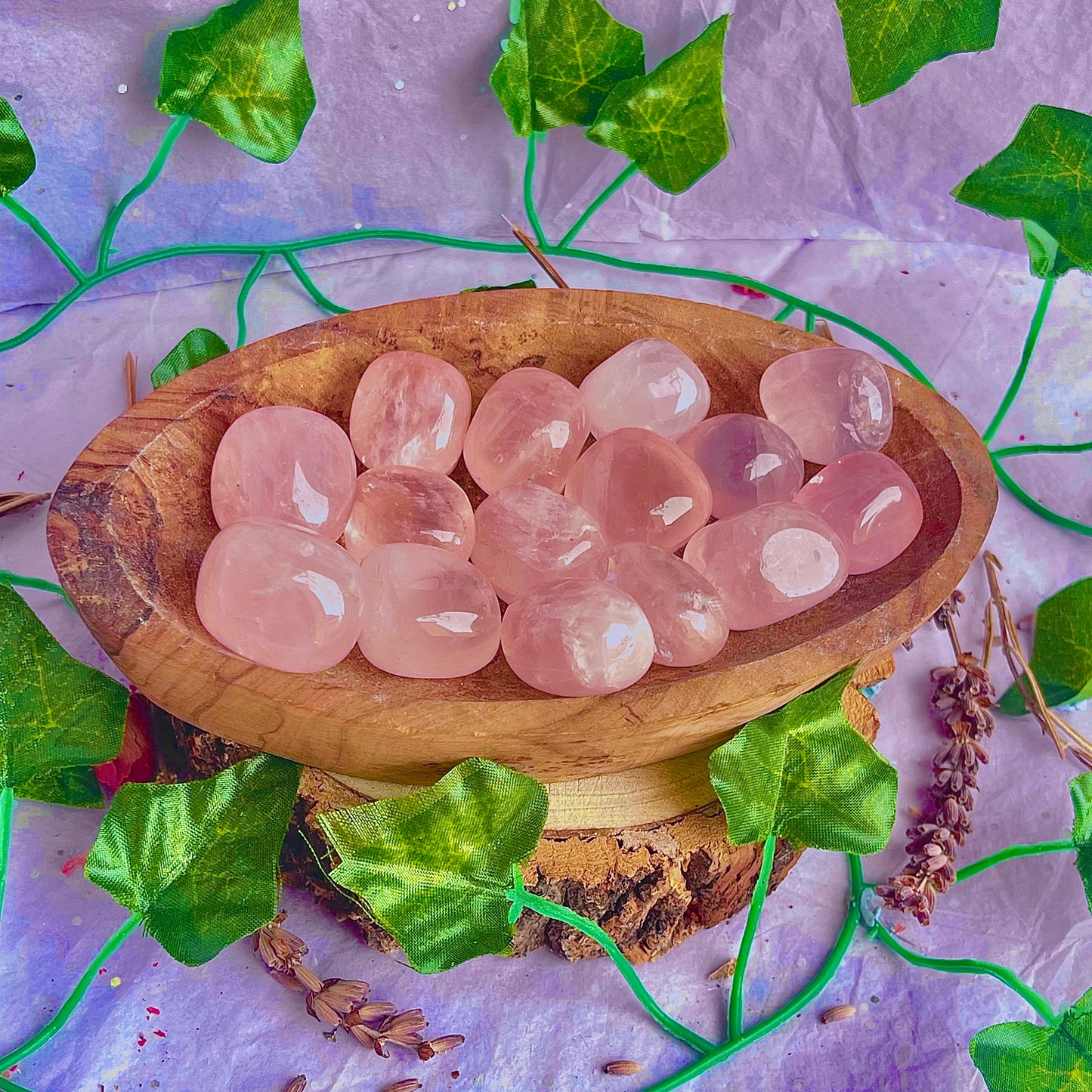 rose quartz tumble