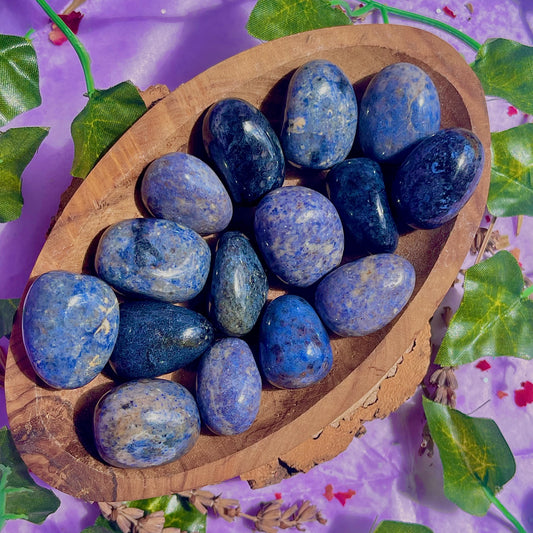 dumortierite tumbles