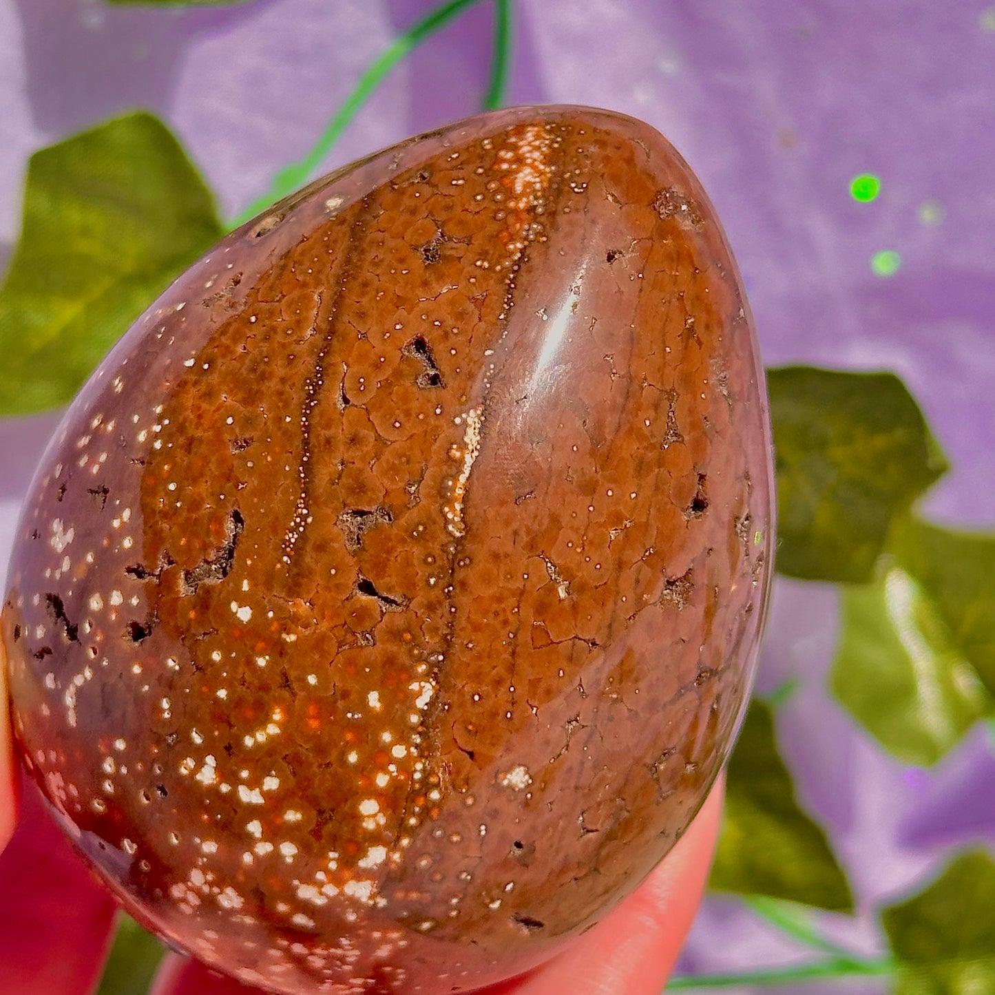 sea jasper big egg carving