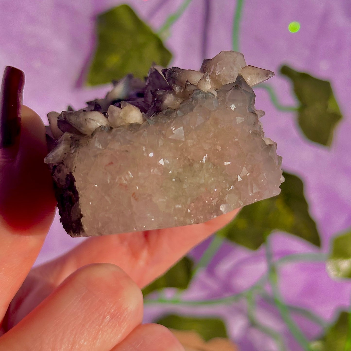 tigers tooth / dogs tooth calcite cluster specimen