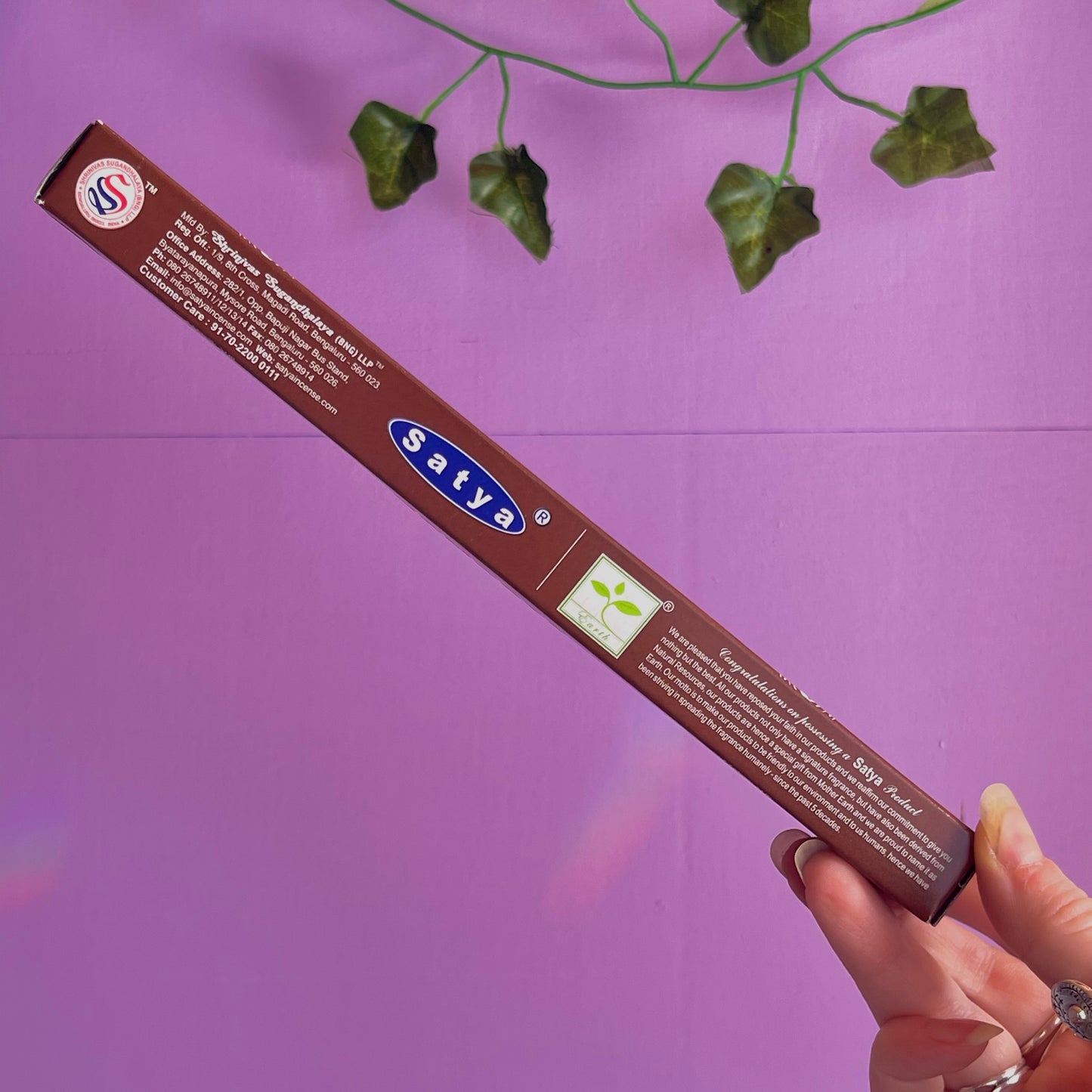 satya namaste incense