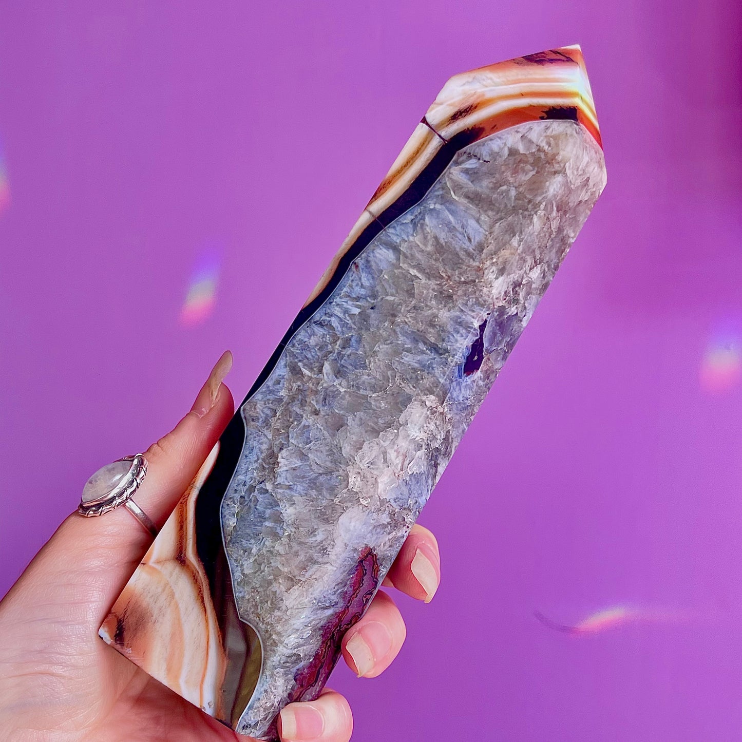 sardonyx agate tower