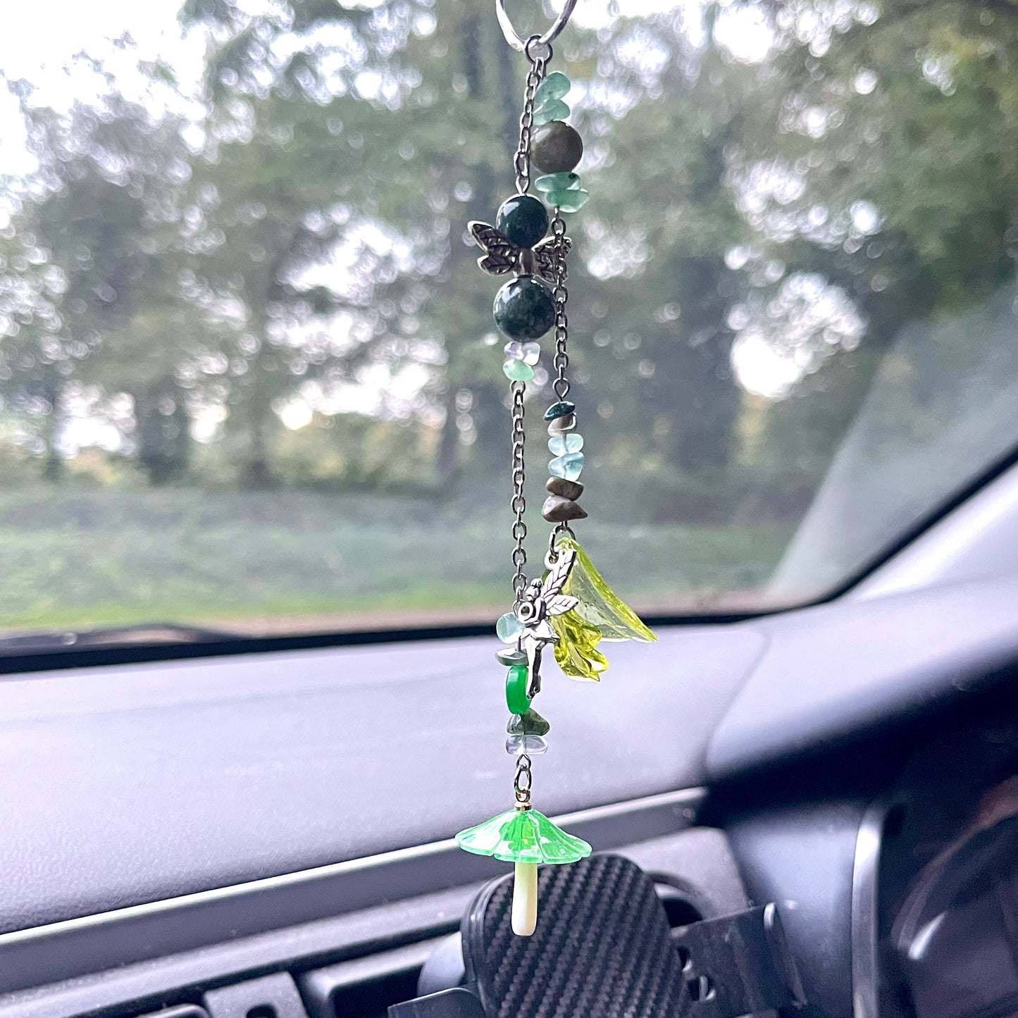fairy forest car charm