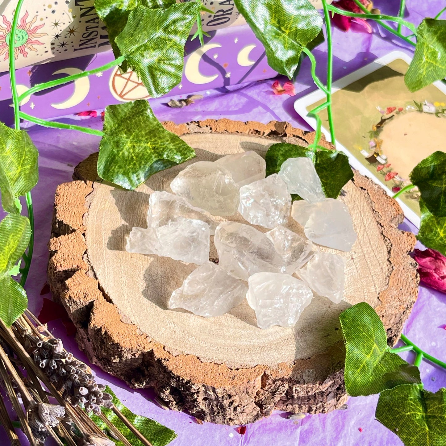 raw/rough mini clear quartz