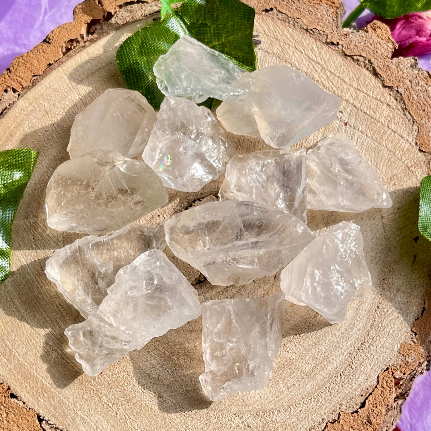raw/rough mini clear quartz