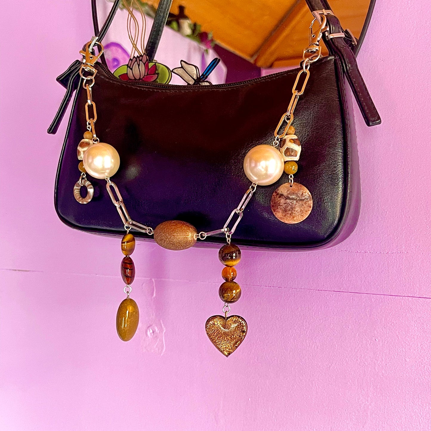 strength bag charm