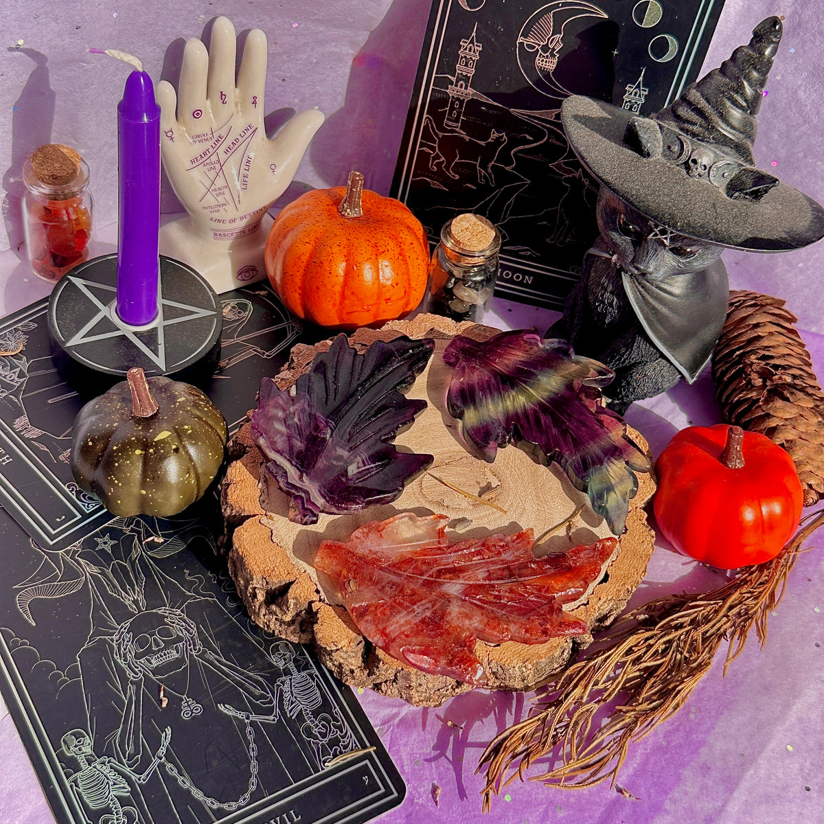 fallen autumn leaf carvings ~ choose your own