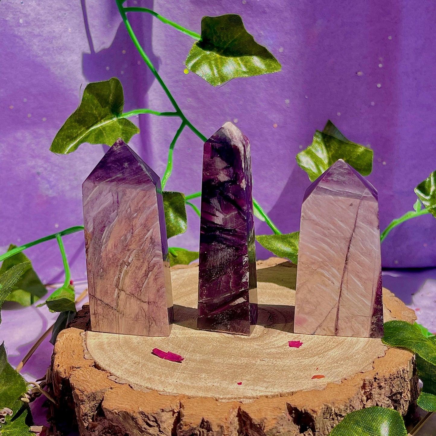 lepidolite towers ~ intuitively chosen