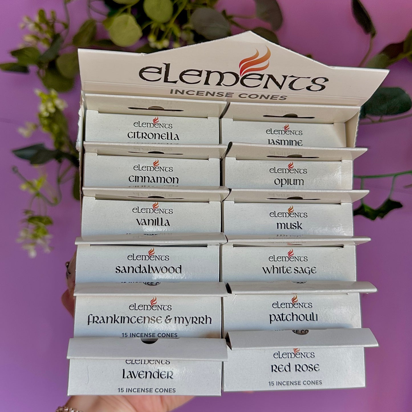 elements incense cones