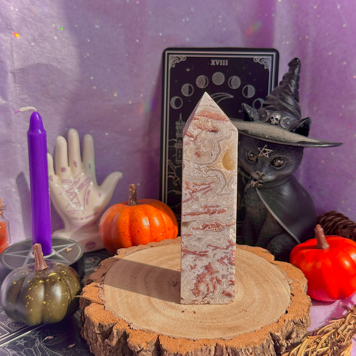 crazy lace agate tower