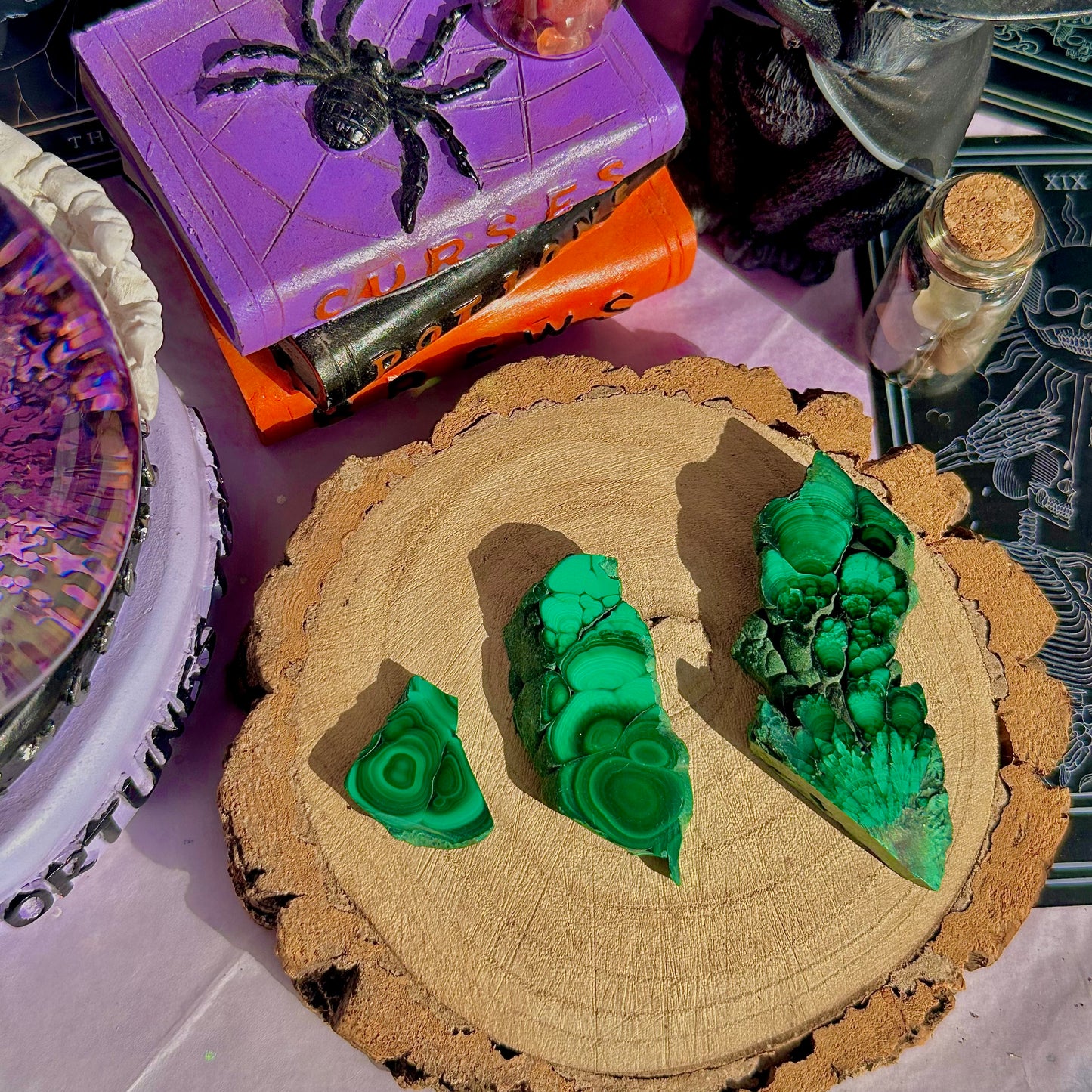 dalles de malachite ~ choisissez la vôtre