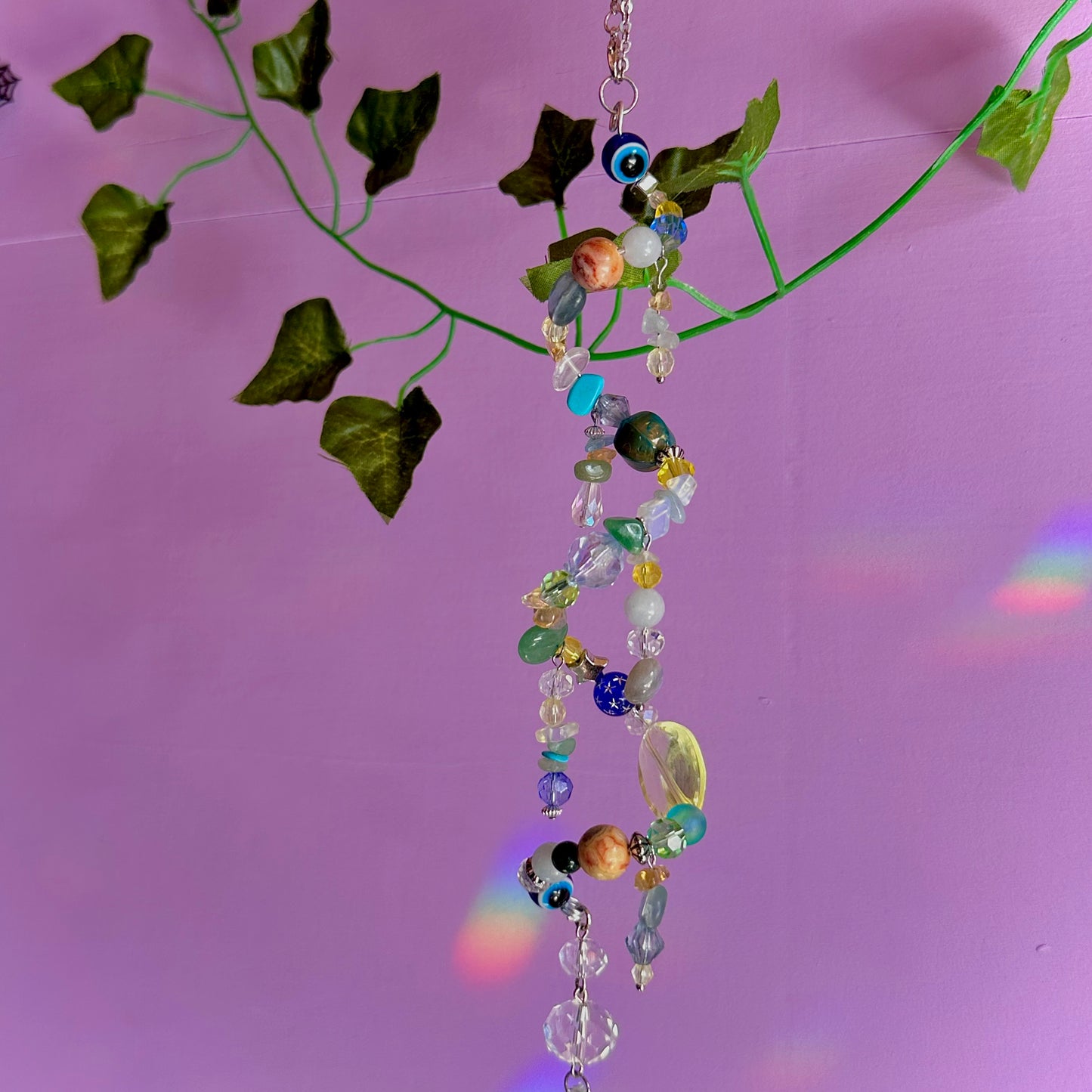 celestial spiral suncatcher