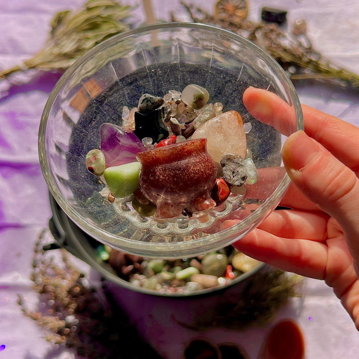 there’s a little witch in all of us crystal confetti mix