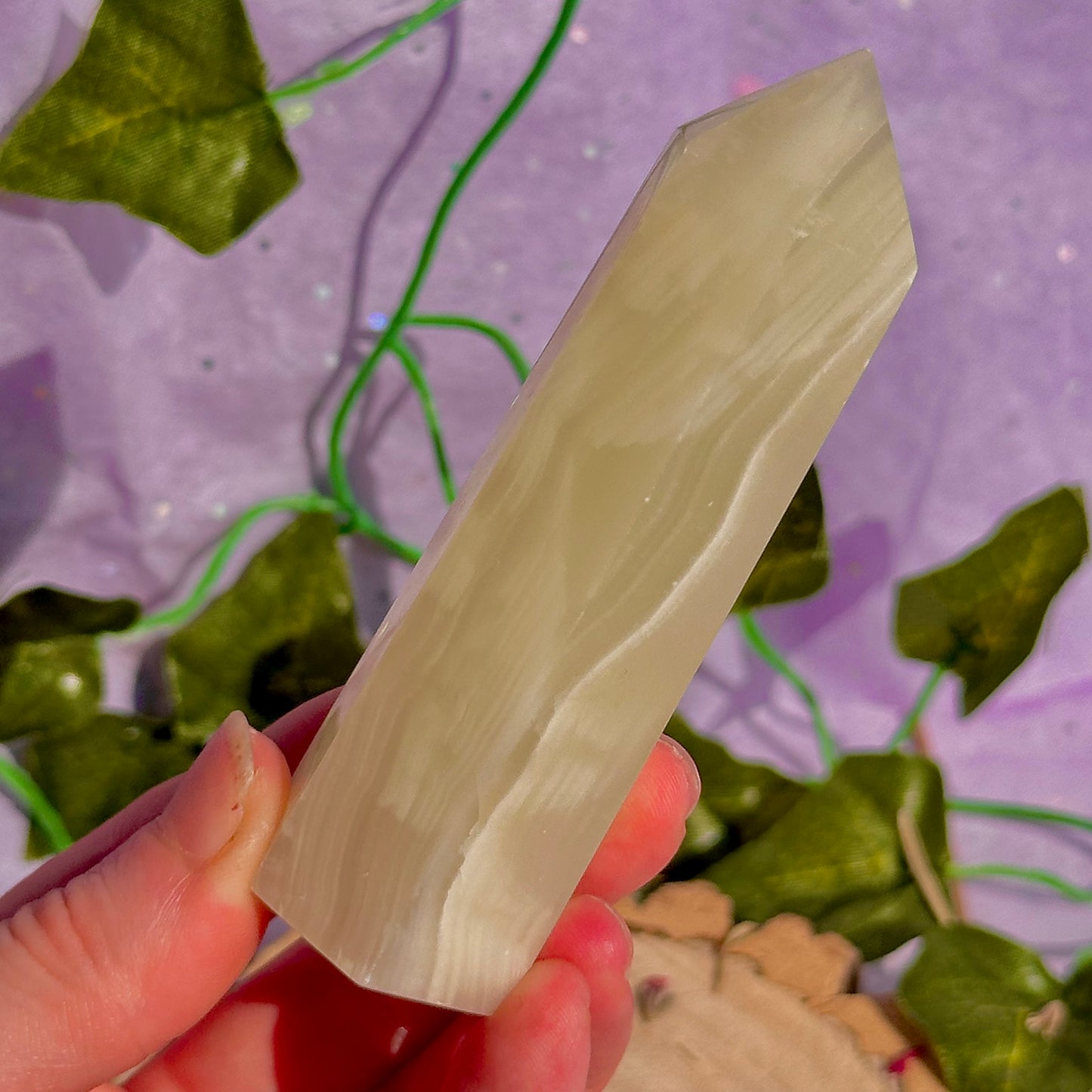 green towers ~ green fuchsite & banded calcite/onyx ~ choose your own