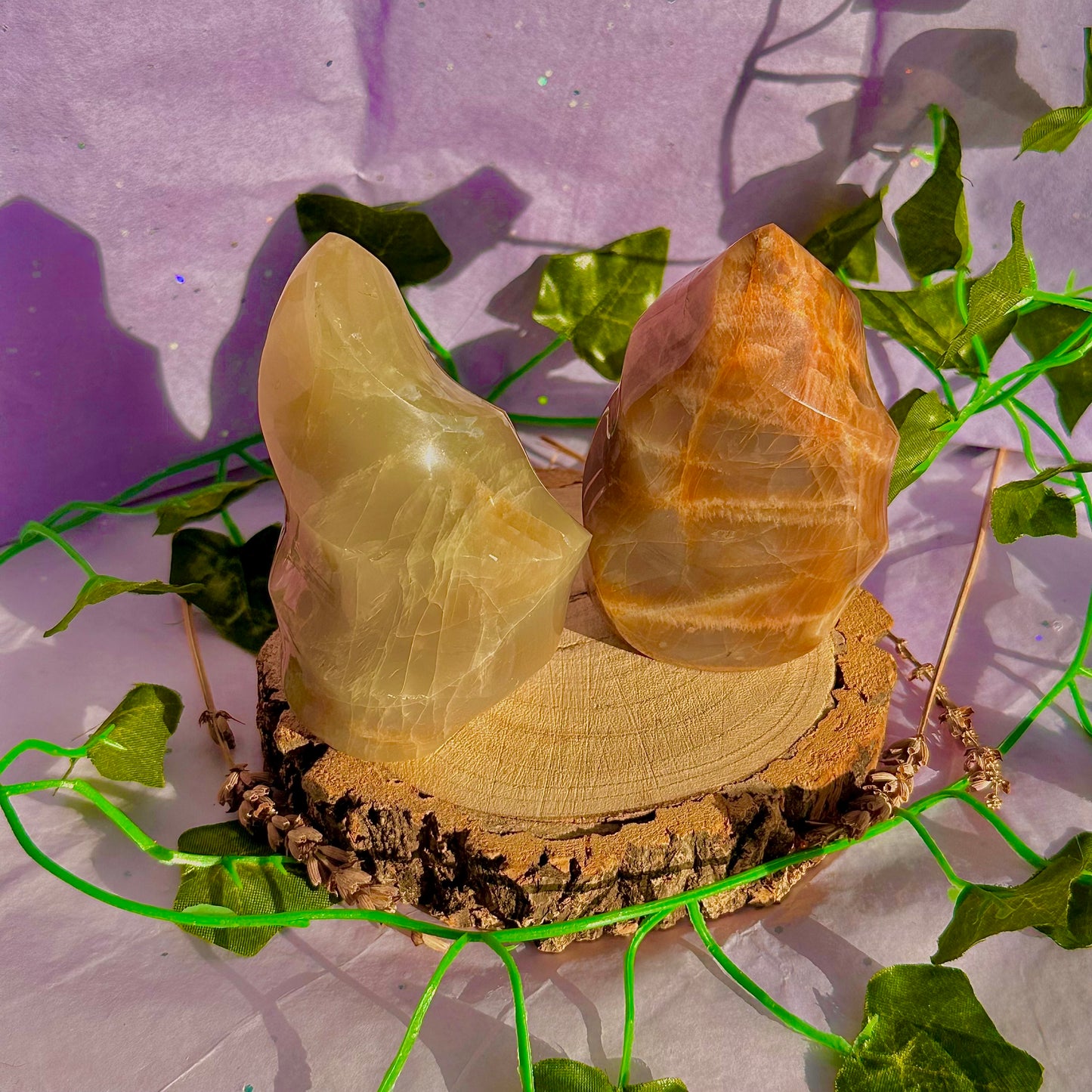 moonstone flame carving ~ intuitively chosen