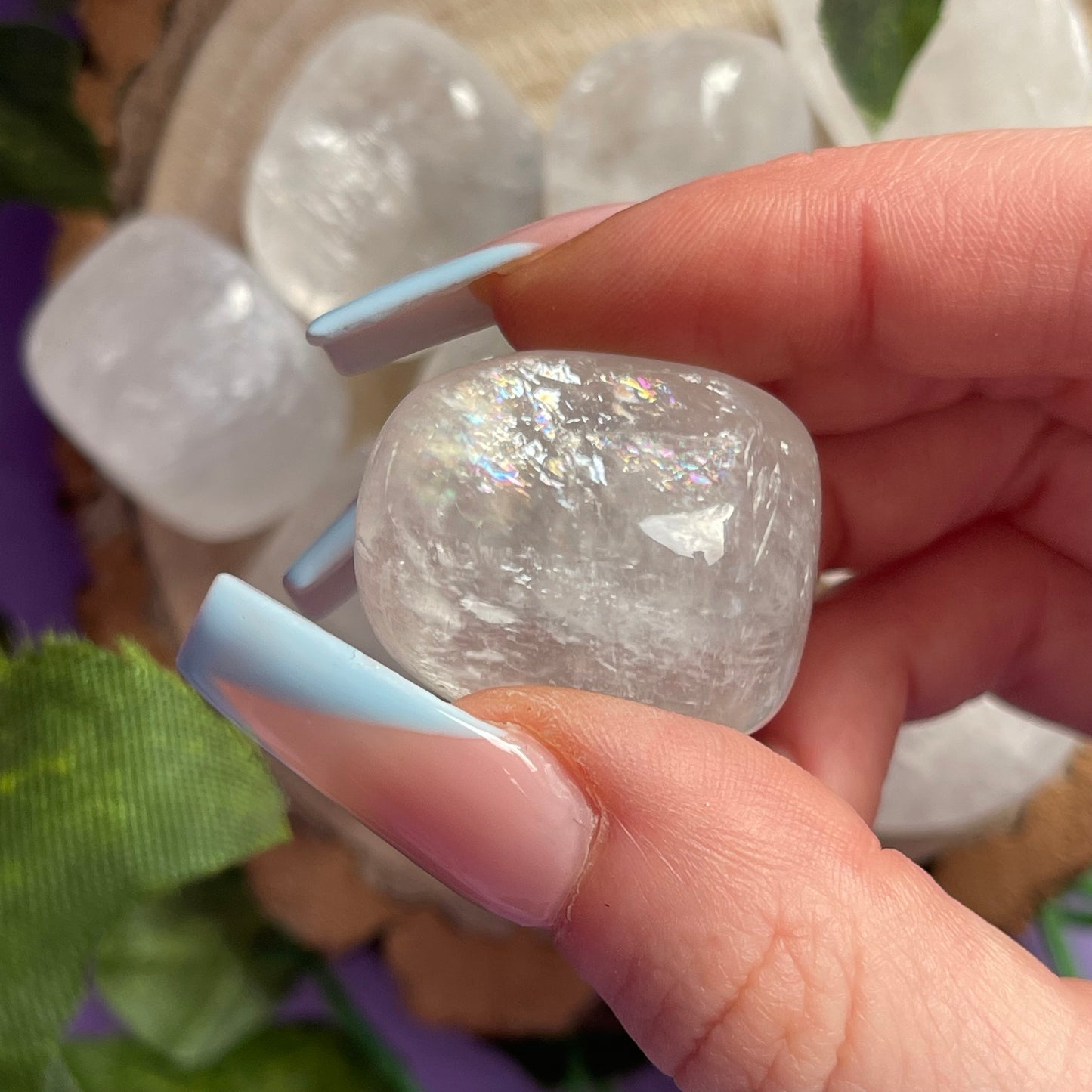 optical calcite tumbles