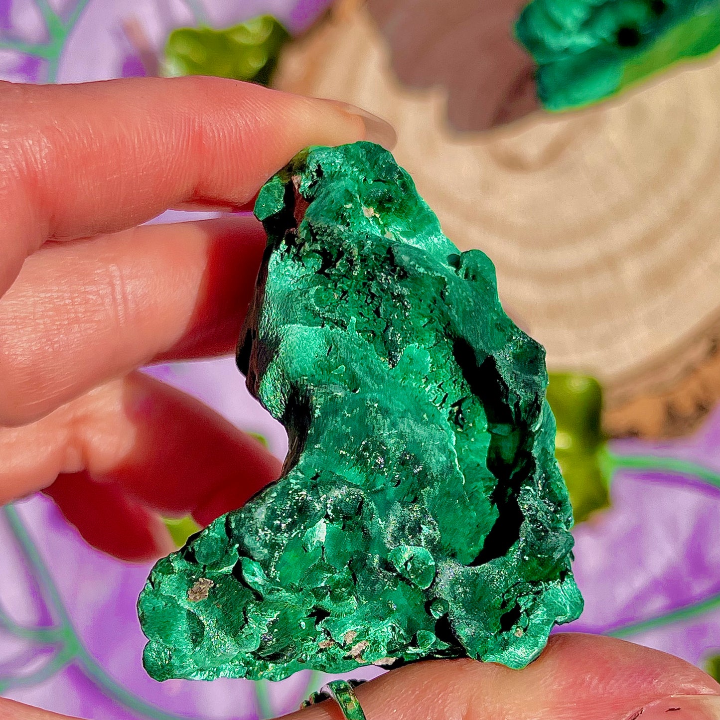 raw malachite specimens