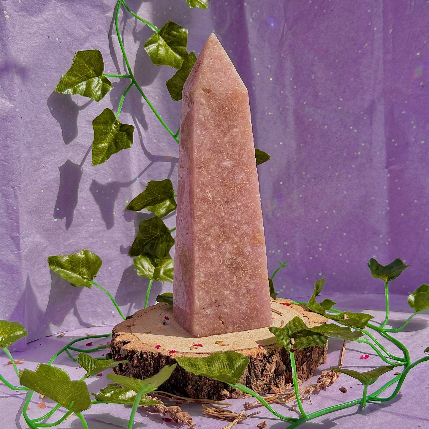 pink amethyst tower