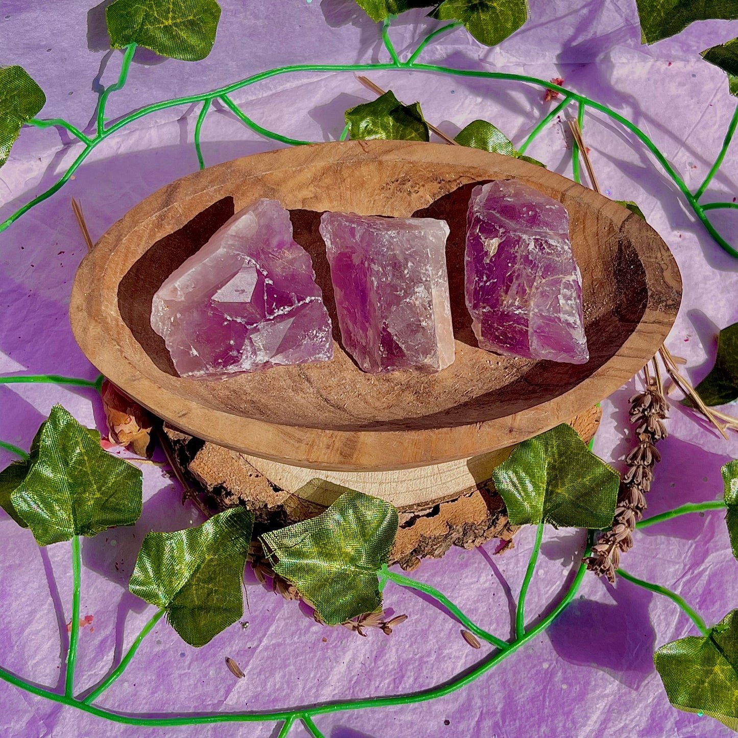 raw/rough amethyst