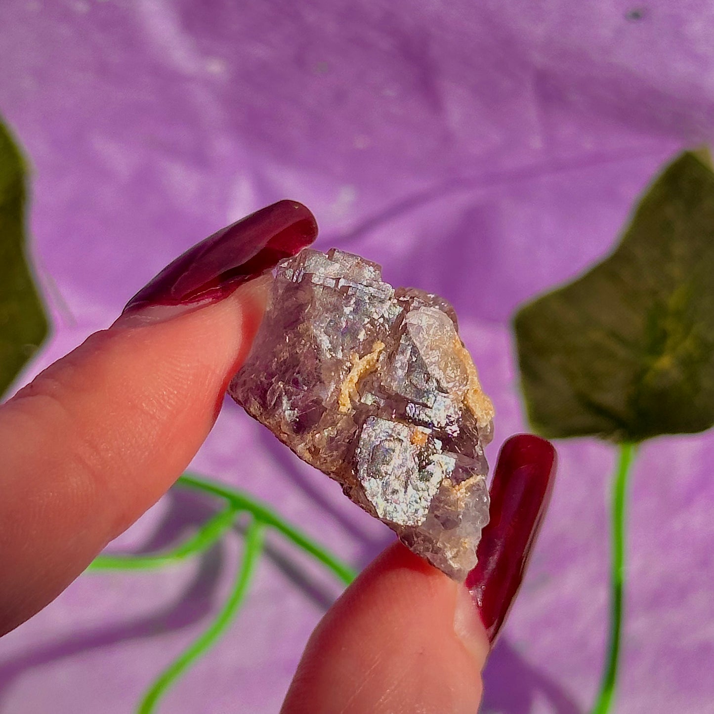 stalactitic UV cubic fluorite cluster specimen ~ choose your own