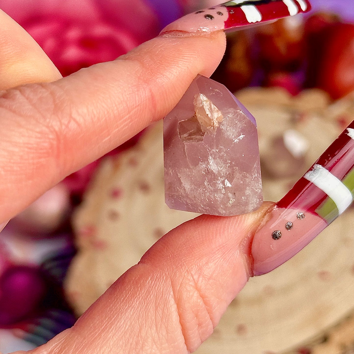 pink lithium quartz ~ choose your own