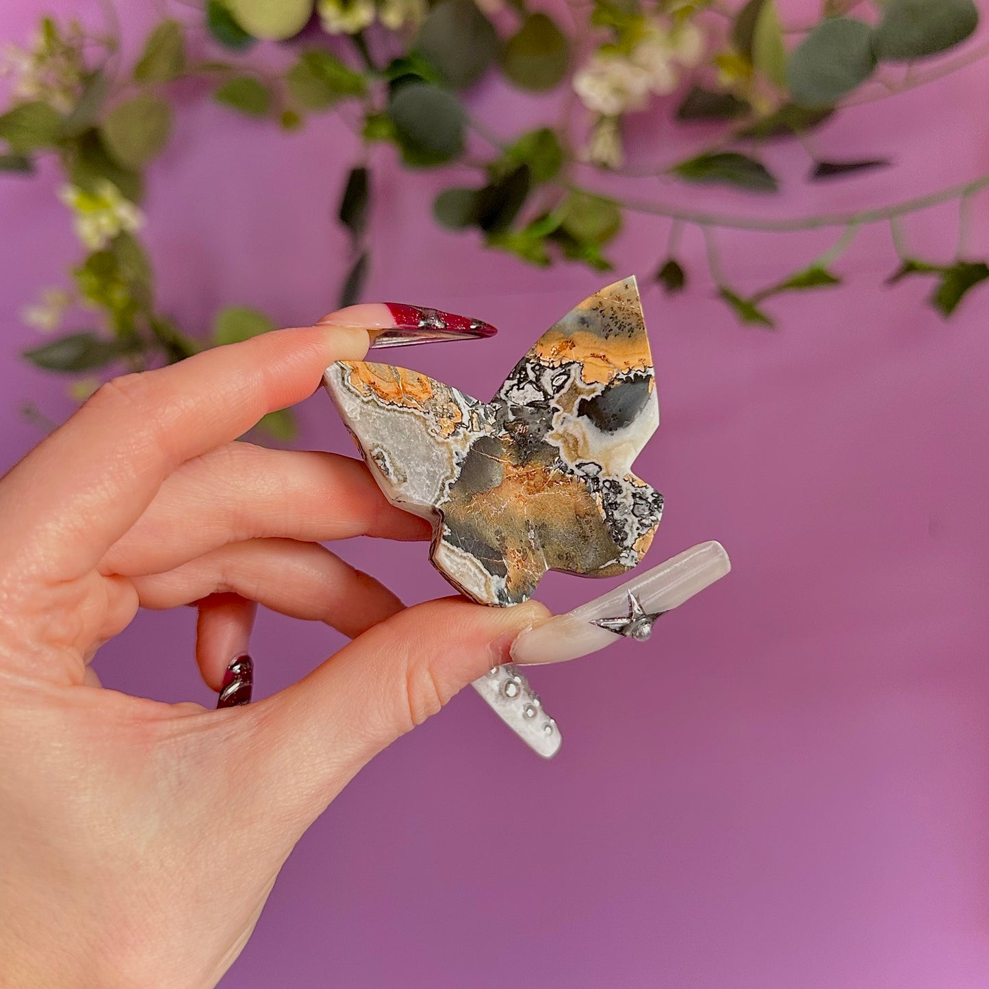 maligano jasper butterfly carving ~ choose your own
